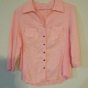 Coral Bay Petite button down top